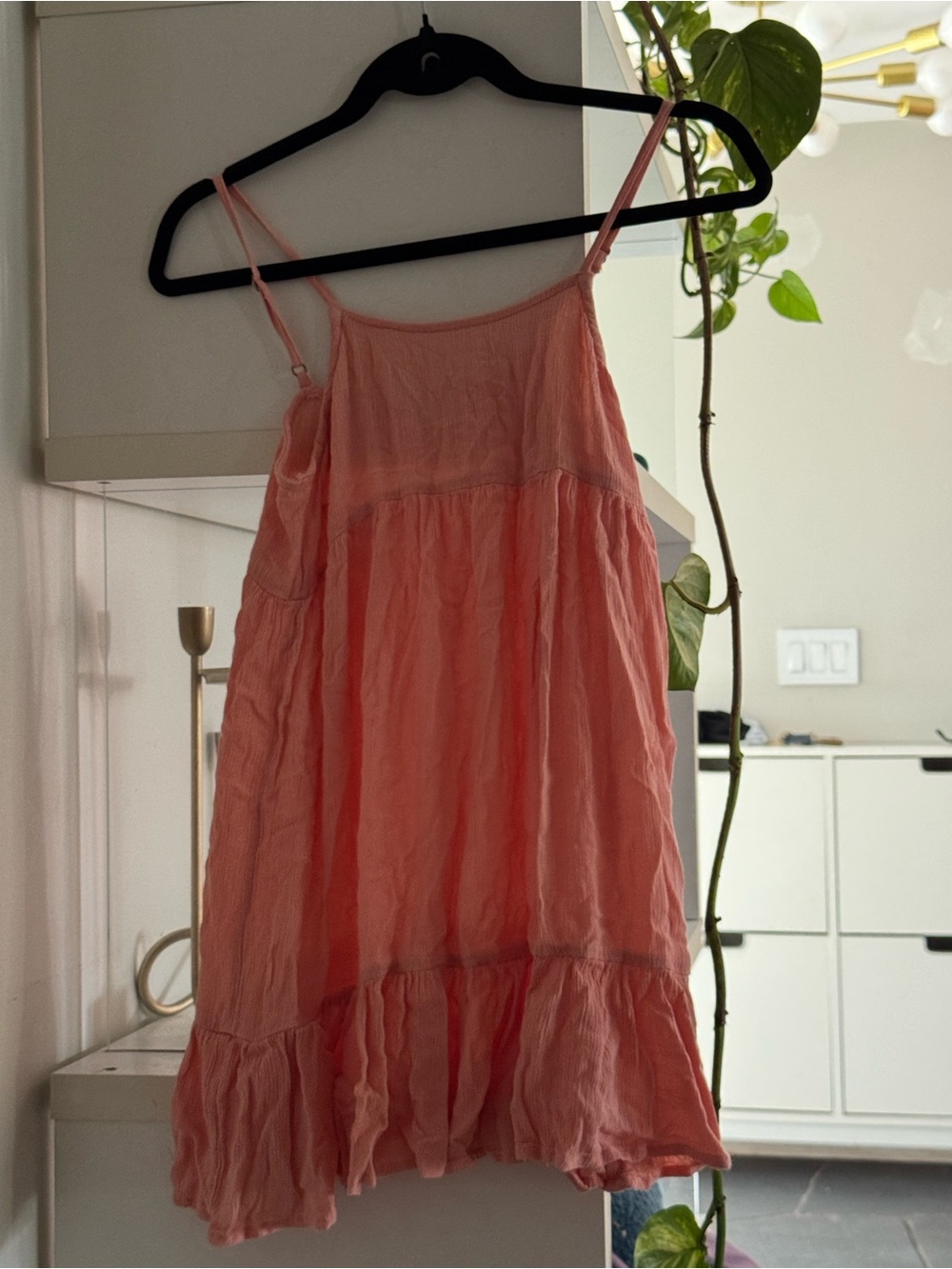 O'Neill Girls' Coral Pink Cotton Sundress